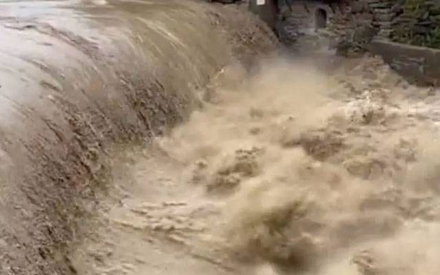 دریائے ستلج میں گنڈا سنگھ پر پاک فوج کا ڈیفنس بند بھی سیلابی ریلے میں ٹوٹ گیا