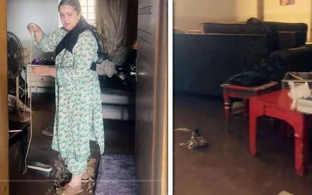 گلوکارہ و اداکارہ عارفہ صدیقی کے گھر بھی سیلابی پانی داخل