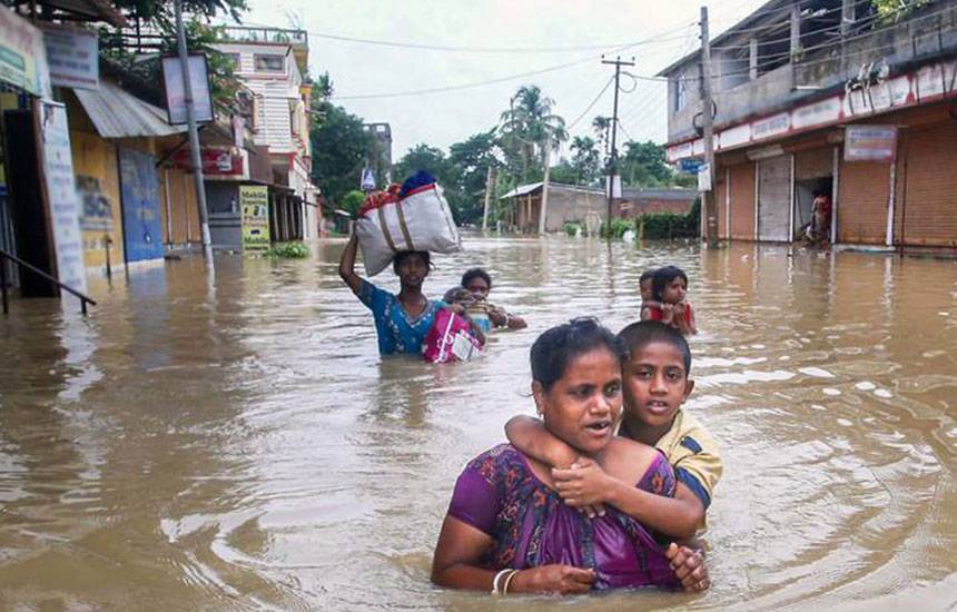 Delhi Flood, Jumna River flooding, Yumna flooding, Delhi Secretariat, Flood Relief Camp 