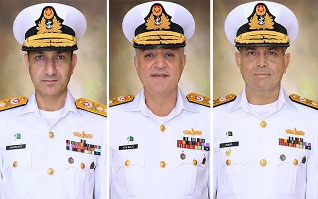 پاک بحریہ کے تین کموڈورز کی ریئر ایڈمرل کے عہدے پر ترقی 