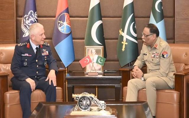جنرل ساحر شمشاد مرزا سے ترک فضائیہ کے کمانڈر کی ملاقات، اہم شعبوں میں دو طرفہ تعاون بڑھانے پر اتفاق