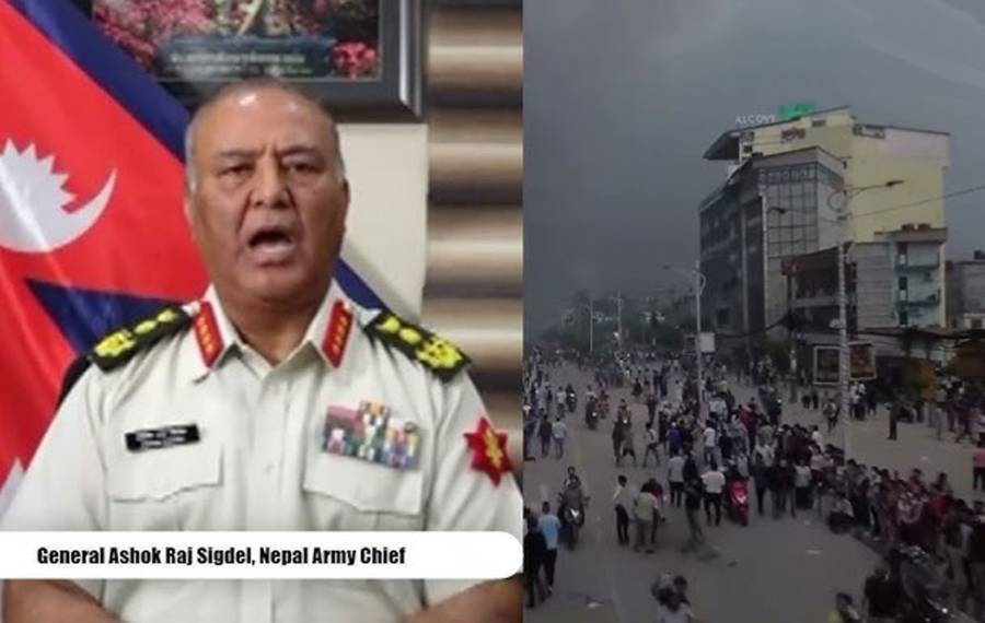 General AShok RAj Nepal, COAS, Generation Zee protests, Kathmandu unrest , Violence ipal