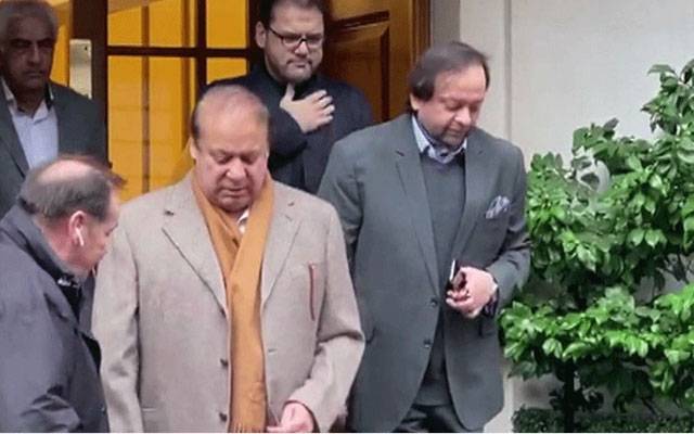  نوازشریف لاہور سے لندن کے لئے روانہ