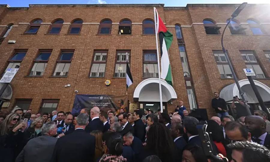Two state solution, General Assembly, England, Central London, Palestinian Embassy, 