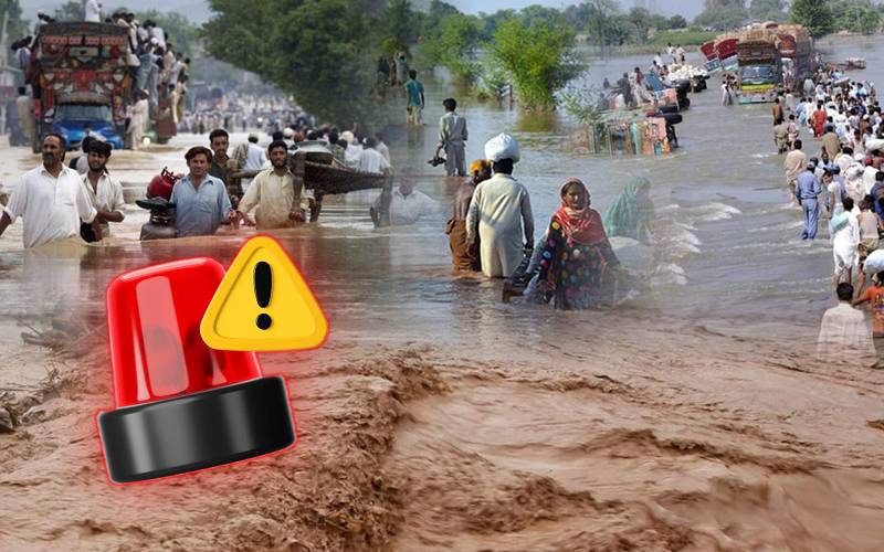 دادو میں دریائے سندھ کے کنارے ٹوٹنے سے 50 سے زائد دیہات زیرِ آب آگئے