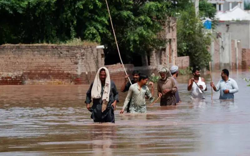 پاکپتن میں سیلاب سےگاؤں سوڈا مکمل دریابُرد، ایم 5 موٹر وے ملتان سے جھانگڑا انٹرچینج تک بند  