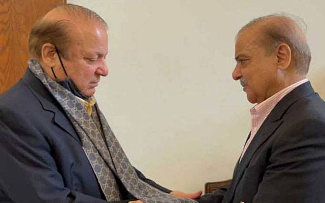 وزیراعظم شہباز شریف کی جنیوا میں نواز شریف سے ملاقات، خیریت دریافت کی 