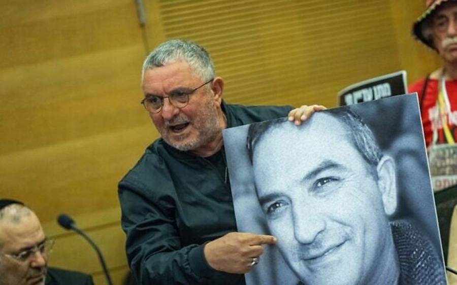  Dani Elgarat, Netanyahu, October Seven New Holocaust, City42, Tal Aviv protest 