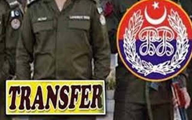پنجاب پولیس کے دو افسروں کے تبادلے 