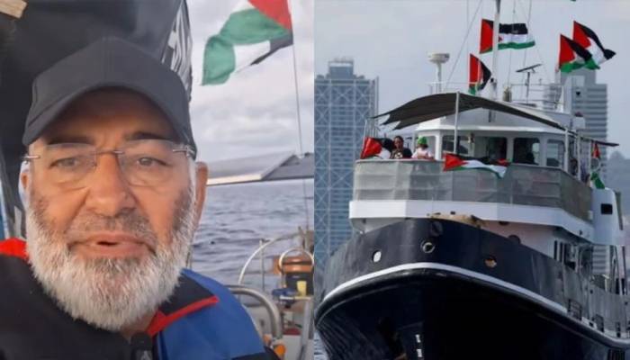 اسرائیلی فوج کا’گلوبل صمود فلوٹیلا‘ پر حملہ، سابق سینیٹر مشتاق احمد بھی گرفتار