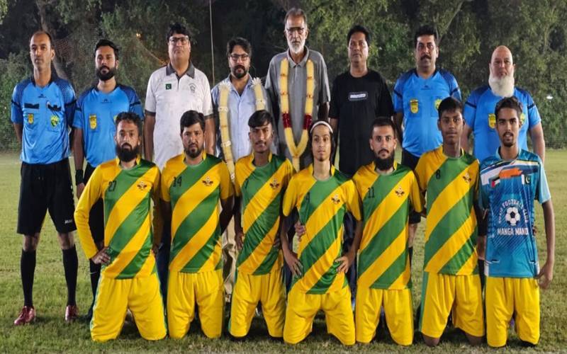 ڈسٹرکٹ فٹبال چیمپئن شپ،زیڈ کے ایف سی نےمقابلہ جیت لیا  