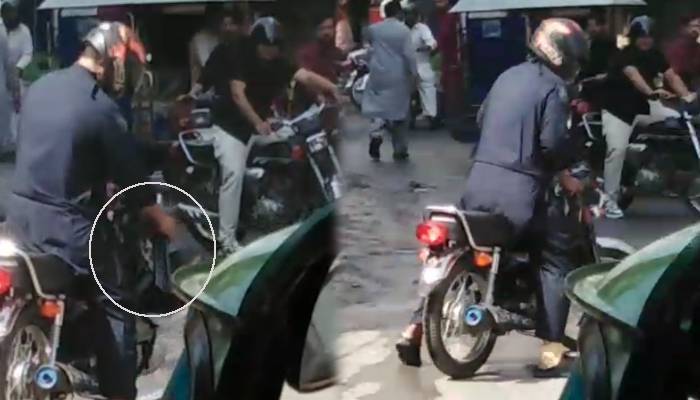 گوگی بٹ کی رہائش گاہ کے قریب فائرنگ، فوٹیج سامنے آگئی