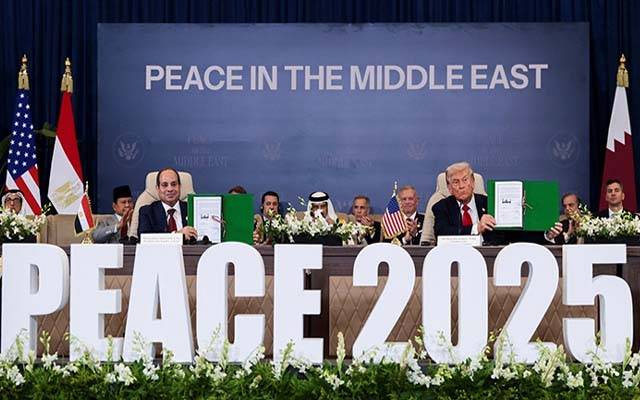 ثالث ممالک کے غزہ جنگ بندی معاہدے پر دستخط