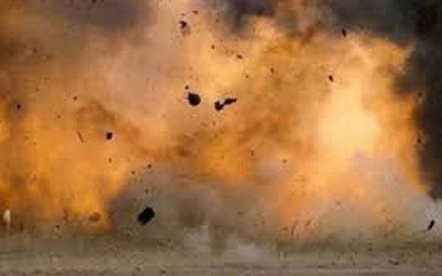  باجوڑ ؛ ڈسٹرکٹ ہیڈکوارٹر ہسپتال خار کی میڈیسن مارکیٹ کے سامنے بم دھماکہ