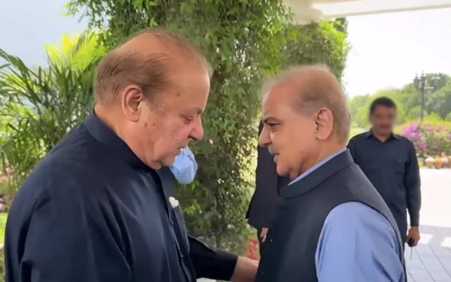 وزیر اعظم شہباز شریف کی جاتی امراء آمد، نواز شریف سے ملاقات