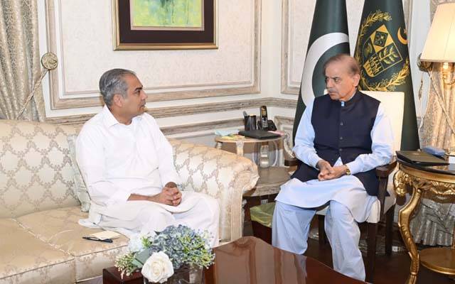 وزیر اعظم شہباز شریف سے وزیر داخلہ محسن نقوی کی ملاقات