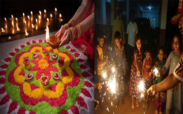 پاکستان بھر میں دیوالی کا تہوار جوش و جذبے سے منایا جا رہا ہے