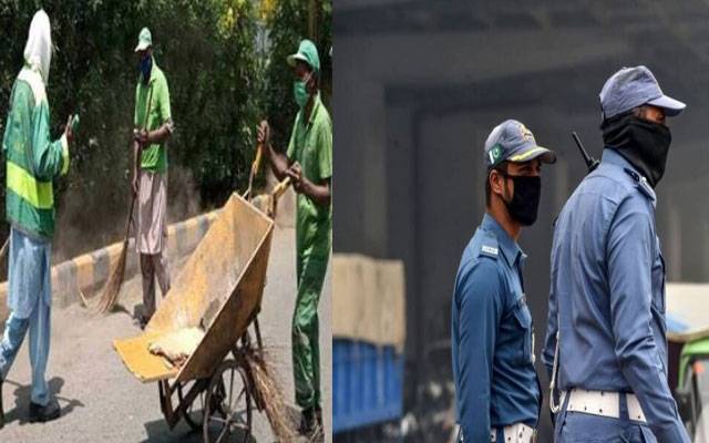  پنجاب میں ٹریفک پولیس اور ستھرا پنجاب ٹیموں کے لیے ماسک پہننا لازمی قرار