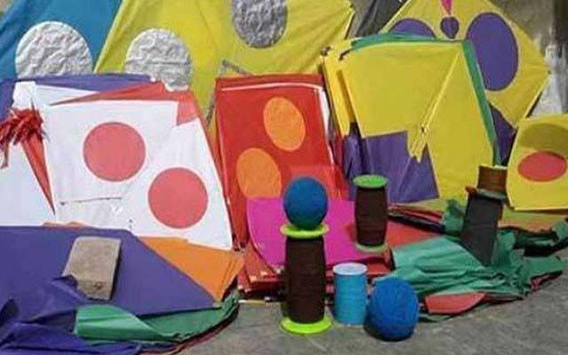 پتنگ فروش گرفتار،کیمیکل ڈوراور پتنگیں برآمد