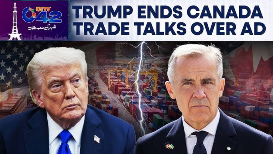 Trump Tariff war, Canada USA Trade negociations, City42, Trump's post, Truth Social, 