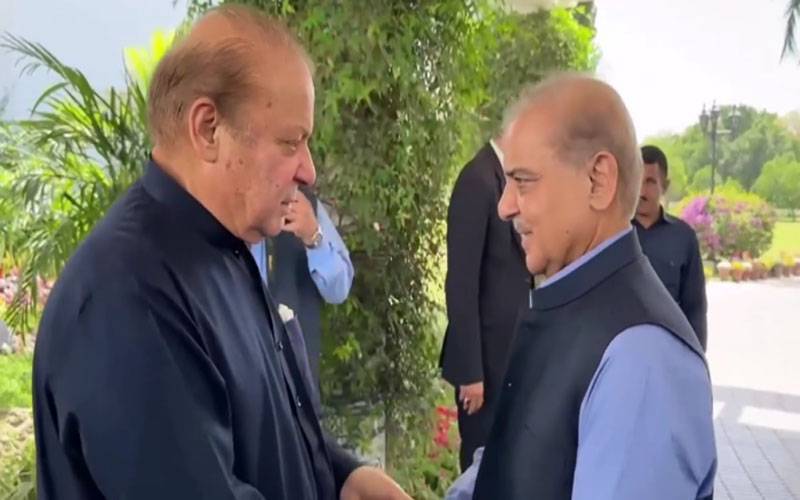 وزیراعظم شہباز شریف کی نواز شریف سے ملاقات ، پارٹی معاملات سمیت سیاسی صورتحال پر گفتگو