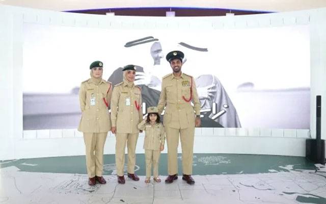 دبئی پولیس نے 3 سالہ بچی کی افسر بننے کی خواہش پوری کر دی