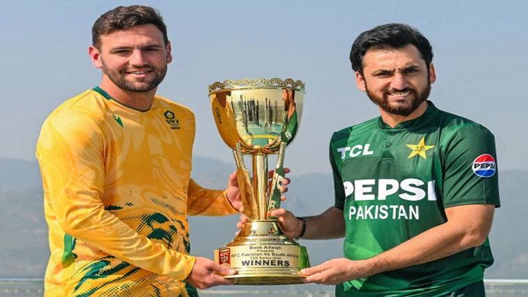 پاکستان اور جنوبی افریقہ پہلے ٹی ٹونٹی میں آج مدمقابل