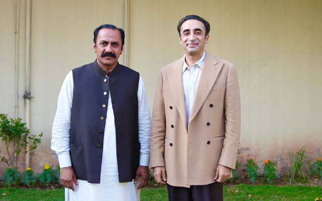 چیئرمین پیپلزپارٹی بلاول بھٹو زرداری سےسابق وفاقی وزیر مہر ارشاد سیال کی ملاقات 