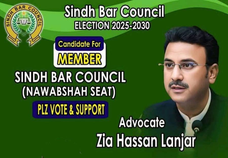 Zia Lanjar, Sindh Bar Association, Shaheed Benazir Abad, City42 , Progressive Group 