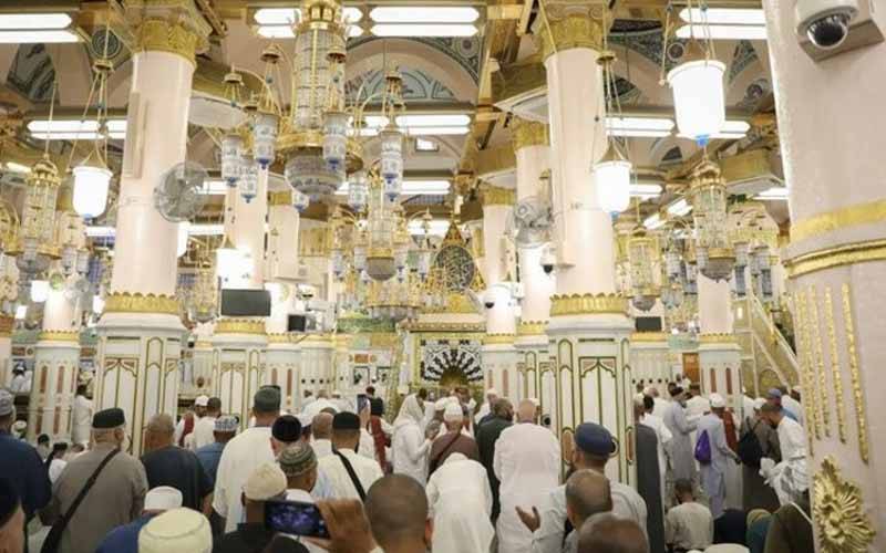 مسجد نبویؐ ریاض الجنہ کے زائرین کی یومیہ تعداد میں بڑا اضافہ  