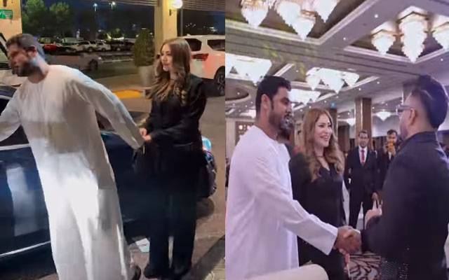 نیلم منیر شادی کے بعد شوہر کیساتھ پہلی بار منظر عام پر آگئیں، ویڈیو وائرل