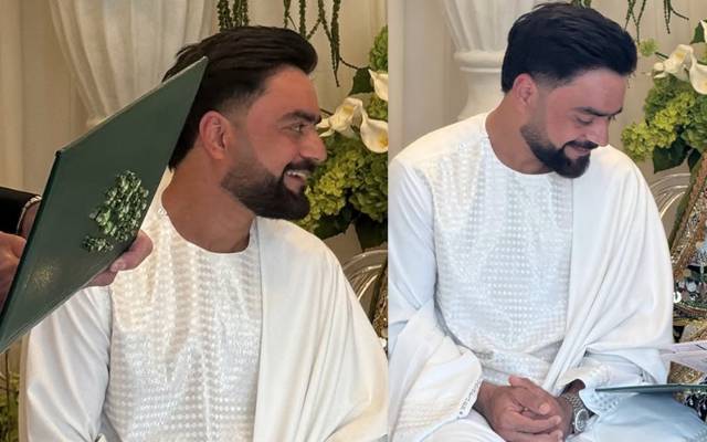 افغان کرکٹر راشد خان کی دوسری شادی ، ویڈیو وائرل