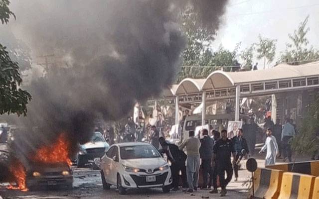  اسلام آباد: کچہری کے باہر فتنہ الخوارج کا خودکش دھماکہ ، 12 افراد شہید، 27 زخمی