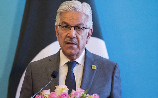 اسلام آباد خودکش دھماکہ ’ویک اپ کال‘، ہم حالت جنگ میں ہیں:وزیر دفاع
