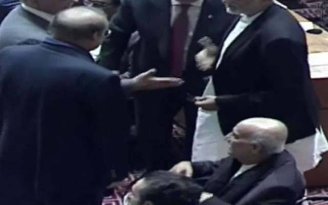 27 ویں آئینی ترمیم; پیپلز پارٹی کے رہنما ووٹ دینے ویل چیئر پر پہنچ گئے 