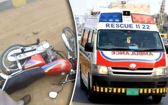  نواب ٹاؤن:  تیزرفتار گاڑی  کی ٹکر ‘موٹر سائیکل سوار نوجوان جاں بحق