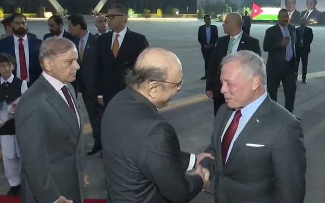اردن کے شاہ عبد اللہ 2 روزہ دورے پر پاکستان پہنچ گئے
