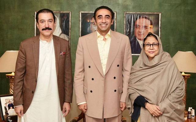 چئیرمین بلاول بھٹو سے آزاد جموں و کشمیر کے نامزد وزیراعظم فیصل ممتاز راٹھور کی ملاقات 