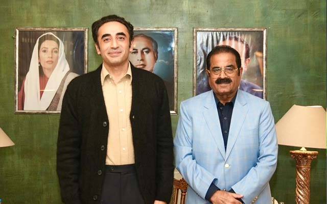 بلاول بھٹو سے پیپلز پارٹی آزاد کشمیر کے صدر چوہدری یاسین کی ملاقات