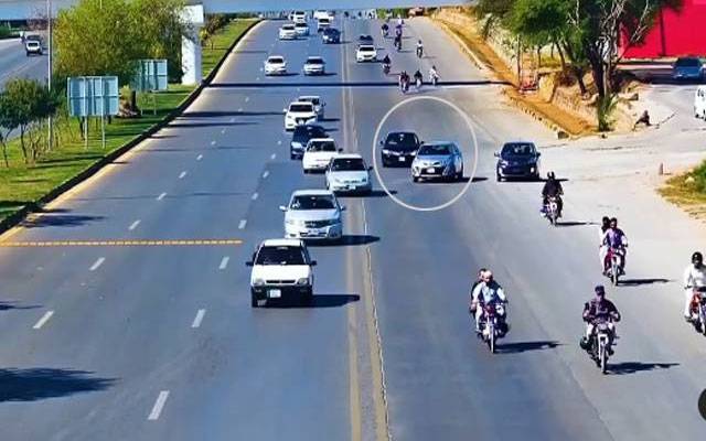 لائن لین کی پابندی نہ کرنیوالوں کی شامت آگئی