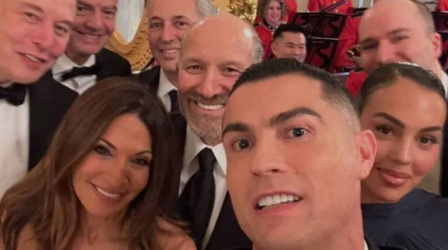 Ronaldo’s White House selfie during MBS dinner goes viral, Mohammad Bin Suleman , MBS, White House Dniier, City42, Trump 