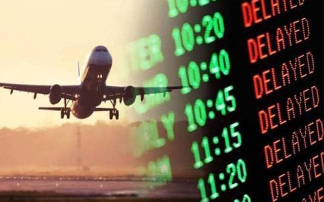 موسم کی خرابی و انتظامی مسائل،12 پروازیں منسوخ، 32 تاخیر کا شکار 