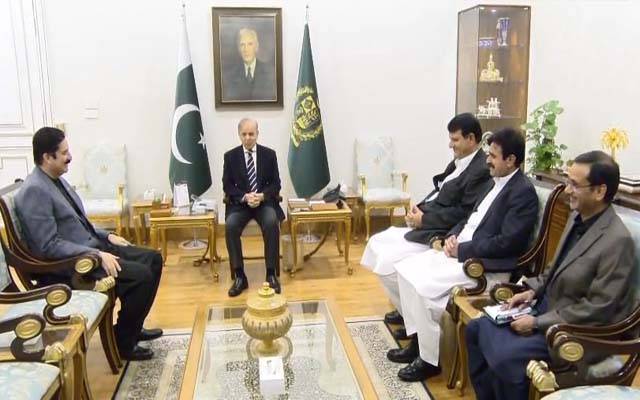 وزیر اعظم شہباز شریف سے گورنر خیبرپختونخواہ کی ملاقات