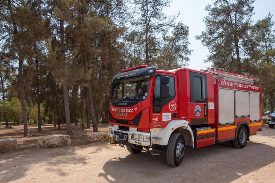 Jerusalem hospital ablaze, city42, Fire fighters