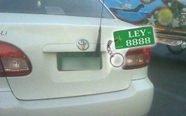 جعلی نمبر پلیٹ لگانے والوں کیخلاف مقدمہ درج ہوگا