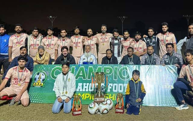 باٹا پور فٹ بال کلب پلیئنگ رائٹس کا نیا چیمپئن بن گیا