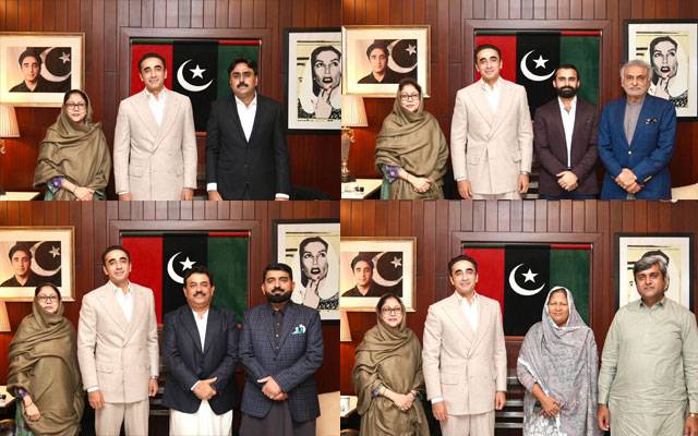  چیئرمین بلاول بھٹو کی پیپلز پارٹی کے رہنماؤں کی الگ الگ ملاقاتیں