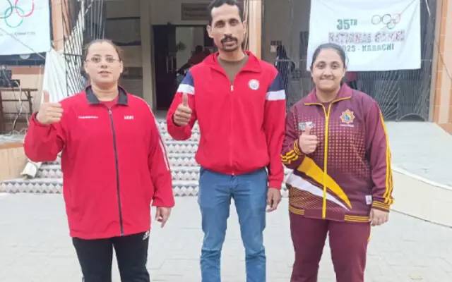 کراچی: نیشنل گیمز ویٹ لفٹنگ مقابلے میں بیٹی نے والدہ کو ہرا دیا