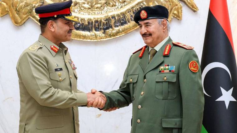  فیلڈ مارشل سید عاصم منیر کا لیبیا کا سرکاری دورہ، دفاعی تعاون پر تبادلہ خیال  