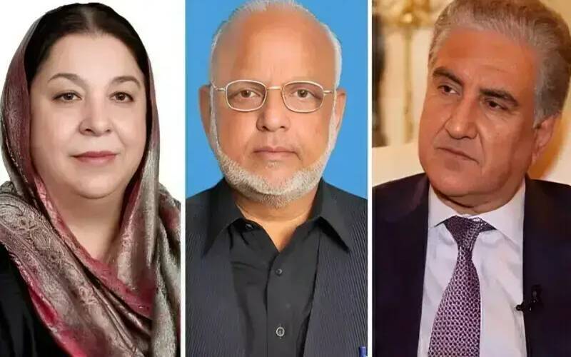 9 مئی حملہ کیس: شاہ محمود بری، یاسمین راشد، اعجاز چوہدری کو 10، 10 برس قید کی سزا  